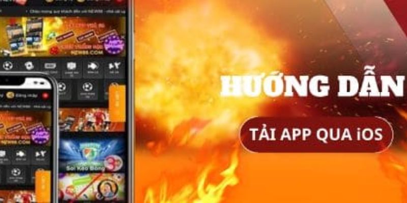 Thao tác tải app new88 cực dễ với phiên bản iOS.